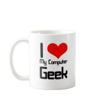 I love my computer geek mugs