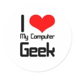 I love my computer geek stickers