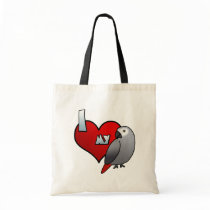 I Love my Congo African Grey Bag