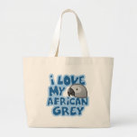 I Love My Congo African Grey Bag