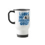 I Love My Congo African Grey Travel Mug