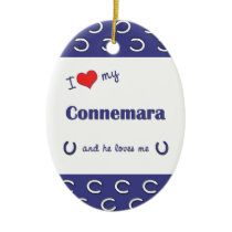 I Love My Connemara (Male Pony) ornaments