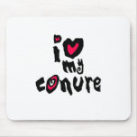 I Love My Conure mousepads