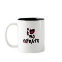 I Love My Conure mugs