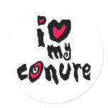 I Love My Conure stickers