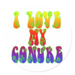 I Love My Conure stickers