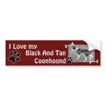 I love my Coonhound Bumper Sticker bumper stickers