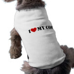 I Love My Cop pet clothing