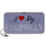 I Love My Corpsman Mp3 Speakers