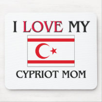 I Love My Cypriot Mum mousepads