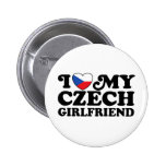 I Love My Czech Girlfriend Button