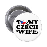 I Love My Czech Wife Pins