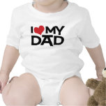 I Love My Dad Father's Day Infant Bodysuit
