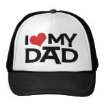 I Love My Dad Father's Day Trucker Hat