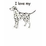 I Love My Dalmatian t-shirts