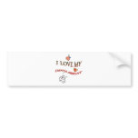 I LOVE MY DENTAL ASSISTANT bumper stickers