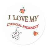 I LOVE MY DENTAL HYGIENIST stickers