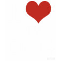 I LOVE MY DOG - white t-shirts