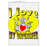 I Love My Drummer Cards