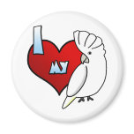 I Love my Ducorps Cockatoo magnets