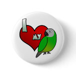 I Love my Dusky Conure buttons