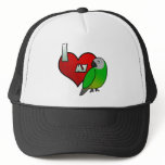 I Love my Dusky Conure hats