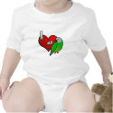 I Love my Dusky Conure t-shirts