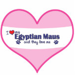 I Love My Egyptian Maus (Multiple Cats) photo sculptures