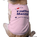 I Love My English Mastiff (Female Dog) pet clothing