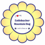 I Love My Entlebucher Mountain Dog (Male Dog) Acrylic Cut Out