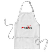 I Love My Fiance Apron