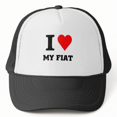 Love Fiat on Love My Fiat Mesh Hats   Zazzle Co Uk
