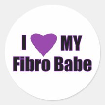 I love my Fibro Babe Sticker