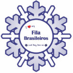 I Love My Fila Brasileiros (Multiple Dogs) Photo Sculpture