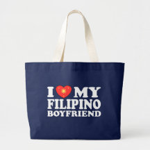 I Love My Filipino Boyfriend Bags