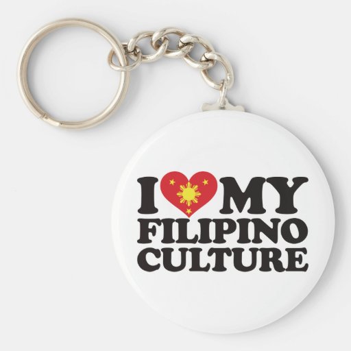 I Love My Filipino Culture Key Chains