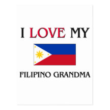 I Love My Filipino Grandma Postcards