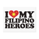 I Love My Filipino Heroes postcards