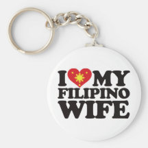 I Love My Filipino Wife Keychain