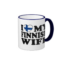 I Love My Finnish Wife Coffee Mugs