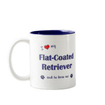 I Love My Flat-Coated Retriever (Male Dog) Mug