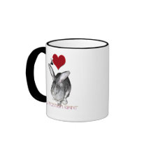 I Love My Flemish Giant Coffee Mug