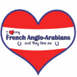 I Love My French Anglo-Arabians (Multiple Horses) photo sculptures
