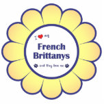 I Love My French Brittanys (Multiple Dogs) photo sculptures