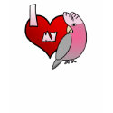 I Love my Galah Cockatoo TShirt