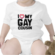 I LOVE MY GAY COUSIN -.png Tshirts