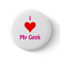 I love my Geek buttons