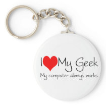 I love my geek key chains