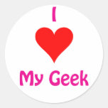 I love my Geek Stickers
