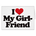 I Love My Girlfriend cards